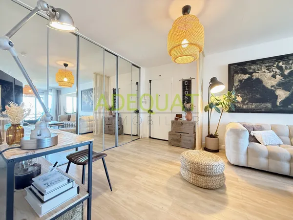 VILLEFONTAINE / APPARTEMENT T5 / 4 CHAMBRES / TERRASSE / CAV