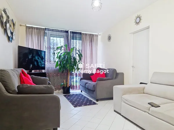 Appartement T3 avec 2 chambres