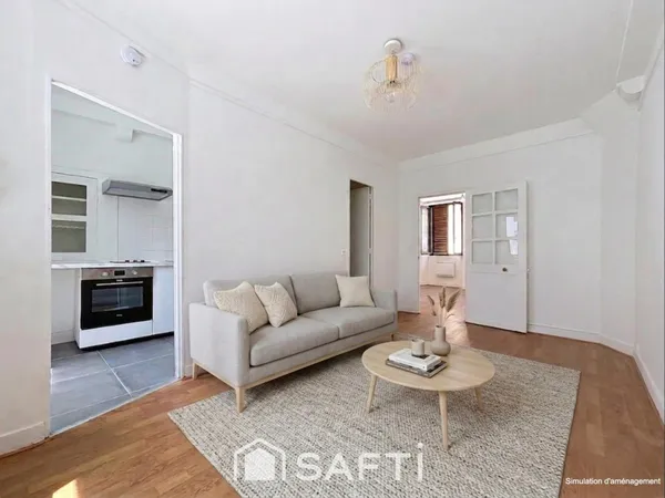Appartement 2 pièces - 1 chambre - 37,30 m² - Athis-Mons