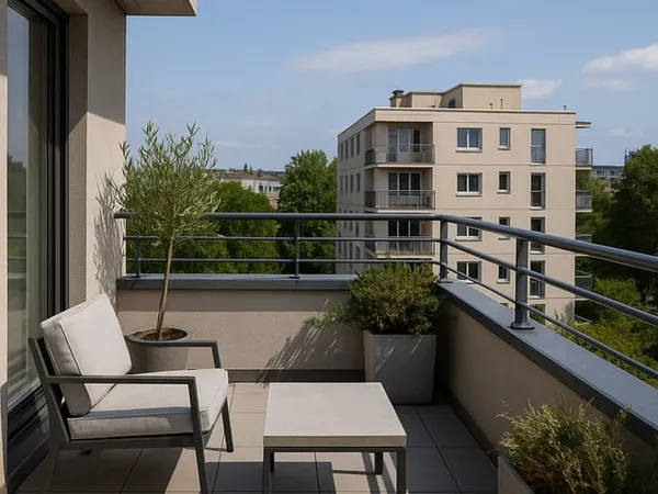 SANS VIS A VIS BEAU 2P DE 40M² AVEC TERRASSE DE 8M² ET PARKING