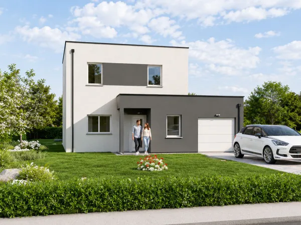 Terrain + maison 96 m²