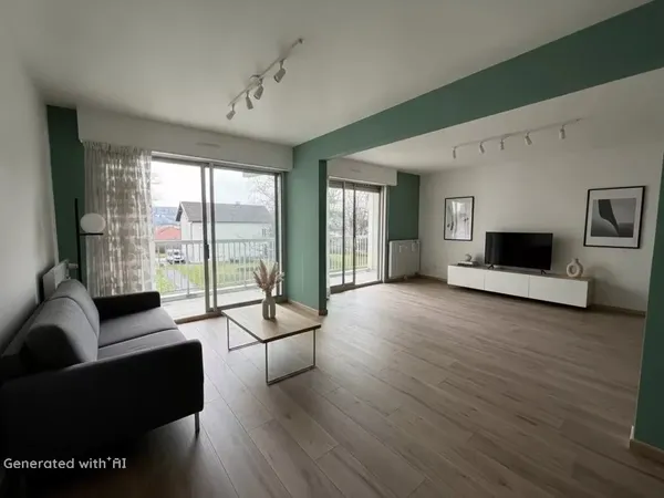 EXCLUSIVITÉ - BEL APPARTEMENT 100 m² 3 CHAMBRES BALCON