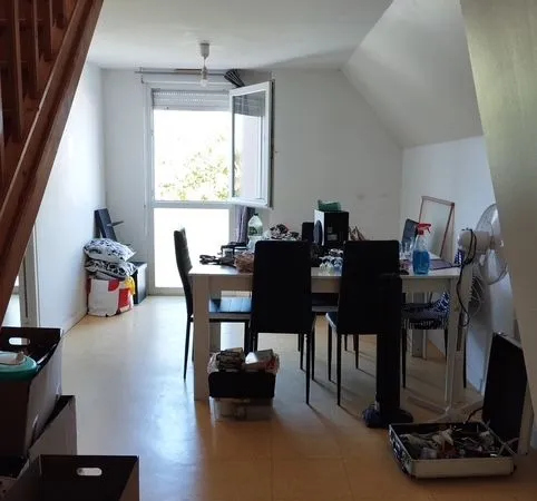 T2 atypique 48m² avec mezzanine (Ancien Chai) - Vue vignes - Chacé
