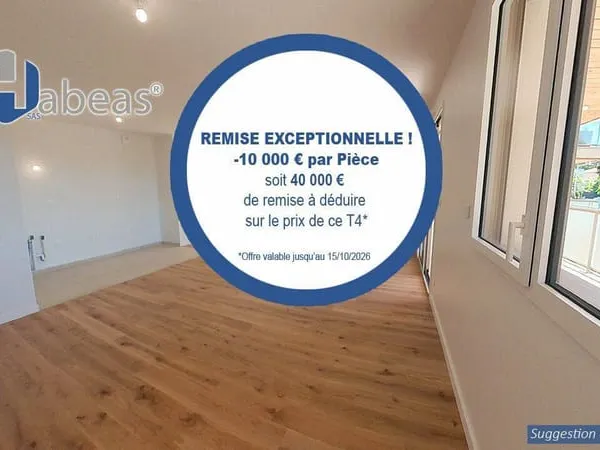 Appartement 4 pièces 84 m²