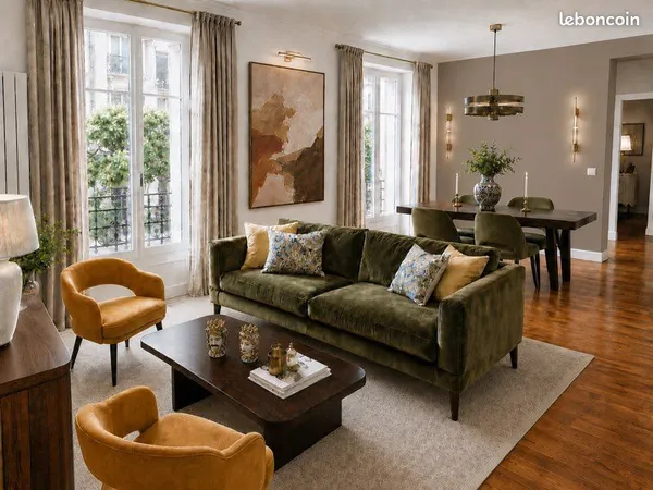 Beau 3-pièces meublé de 61 m², lumineux et idéalement situé
