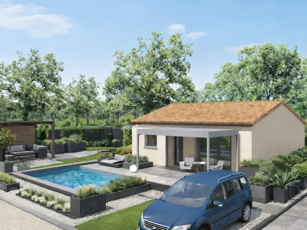 Terrain + maison 70 m²