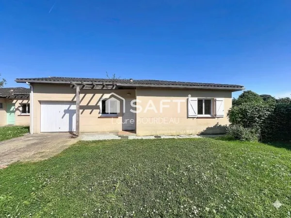 Maison Type T4 87,50m2 avec garage - CASTELNAU D'ESTRETEFOND