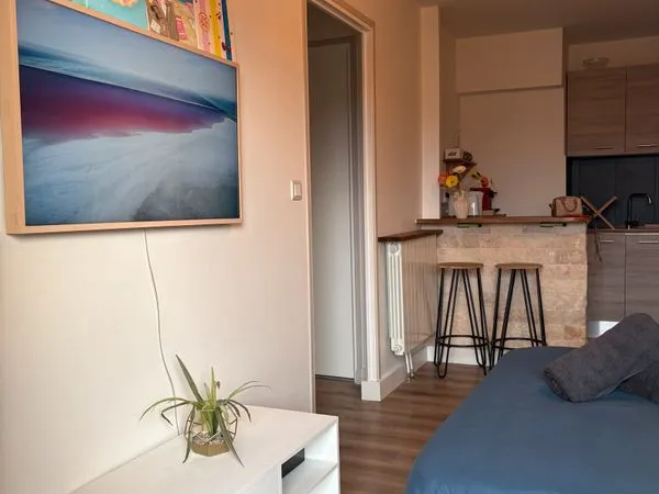 Studio meublé 26 m² avec balcon - Le Cannet-Rocheville