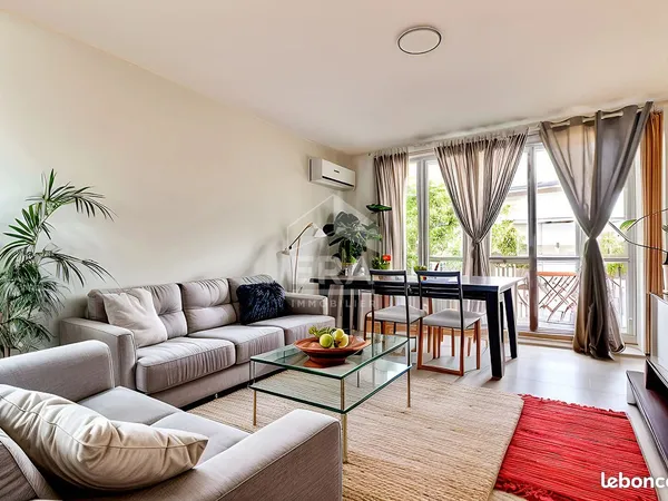 F3 61 m² balcon, parking et cave - 3 min métro Basilique