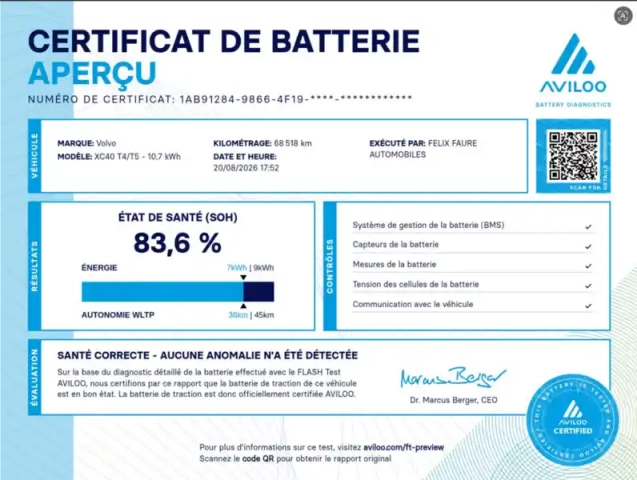 Volvo Xc40 t4 recharge 129+82 ch dct7 — photo 26