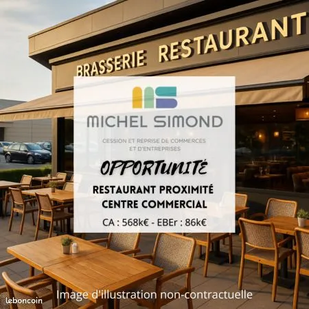 Fonds de commerce restaurant, brasserie 200 m²