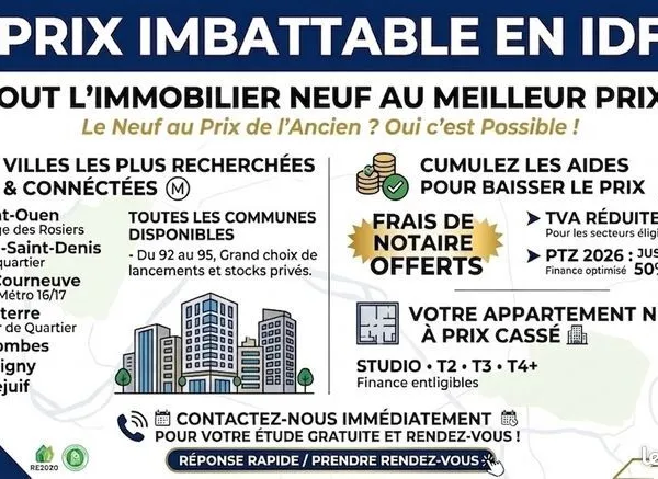 Appartement - 1 pièce - PRIX IMBATTABLE IDF