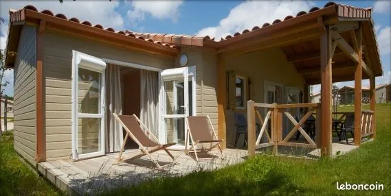 Location chalet deux chambres domaine du pré 4Bellevue La Chapelle Hermier