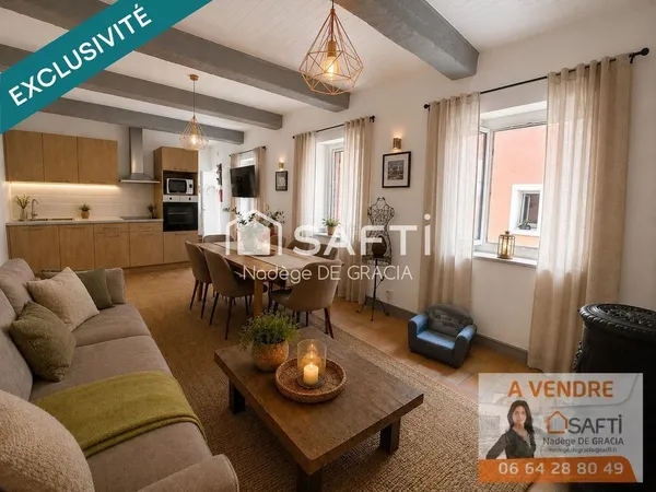 Coquette maison de ville T3 de 75m2