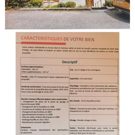 Vente maison individuelle