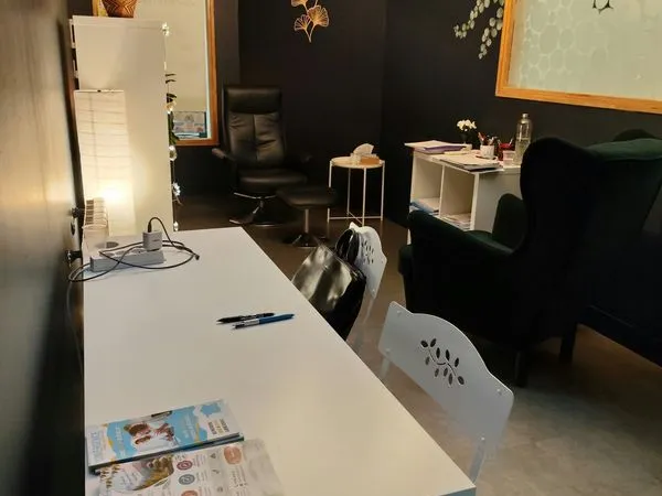 Partage de bureau de thérapeute