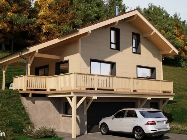 MONTLEBON (Derrière le Mont) - Maison neuve sur terrain de 659 m²