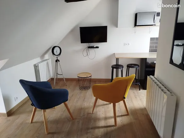 Studio meublé rénové - Dinan/Léhon, proche Leclerc