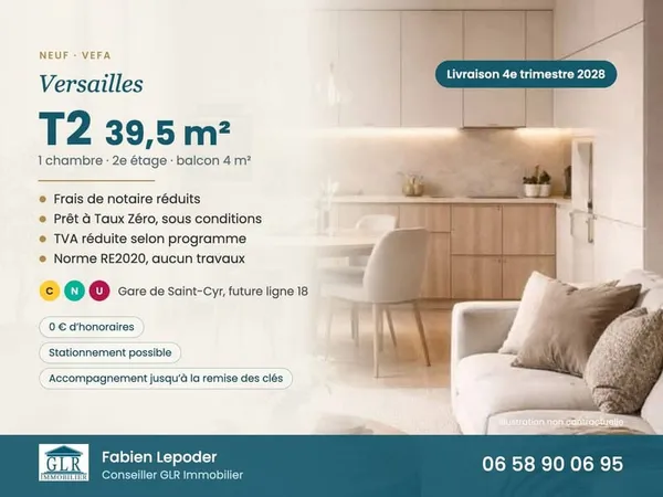 Appartement 2 pièces 40 m²