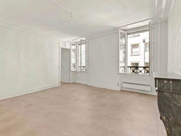 Vends appartement 52m² lumineux 2 pièces à rénover