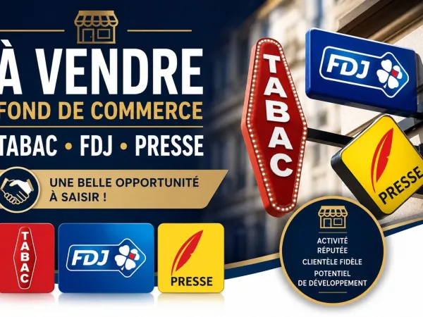 Fonds de commerce 2 pièces