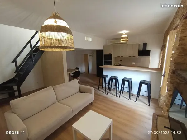 Superbe T2 bis de 70 m² entièrement rénové à Gajan