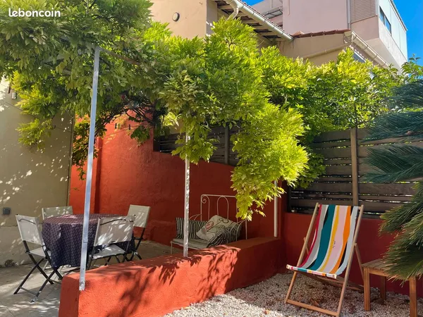 Charmant T2 avec grand jardin