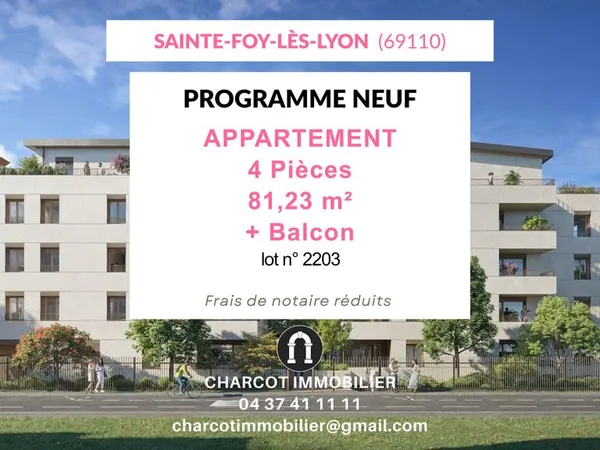 Appartement 4 pièces 81 m²