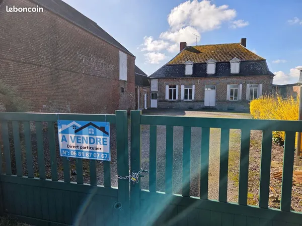 Maison avec patures