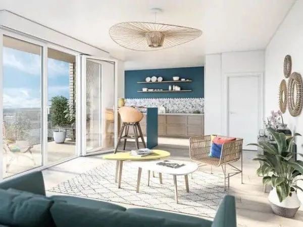 Appartement 2 pièces 45 m²
