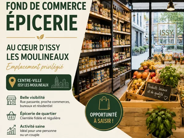 Fonds de commerce 94 m²