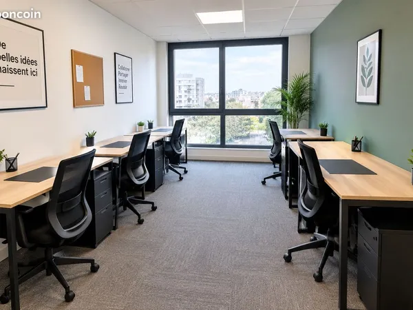 | Surface | Titre recommandé Bureau privatif 25 m² - 6 postes - Bobigny métro - 750€ HT/mois