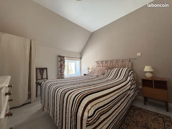 Maison T2 avec véranda ,Garage et jardin