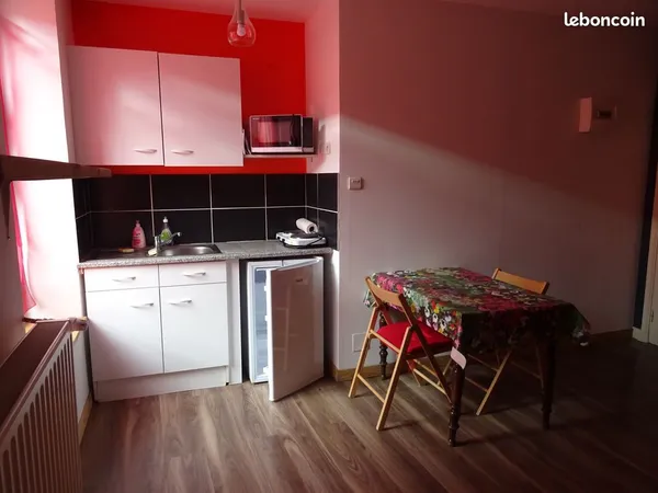 Charlieu centre - studio meuble de 21m2