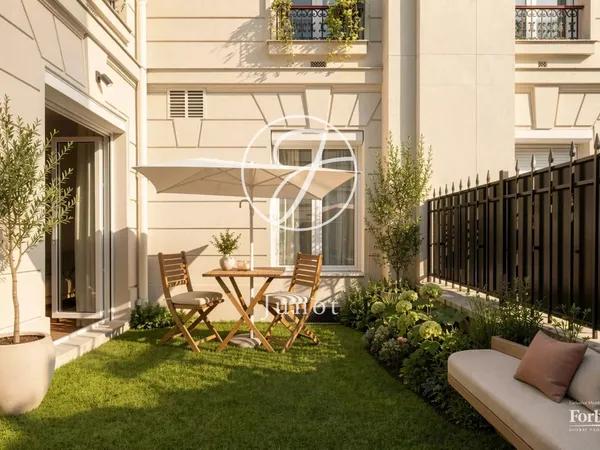 Paris 16e - TROCADÉRO / LUBECK - Appartement à vendre - 2 pièces - 40,41m² Carrez - 1 chambre - Terr
