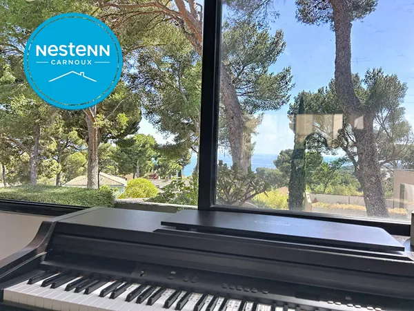 Appartement Cassis 4 pièce(s) 80 m2 au calme absolu avec vue mer