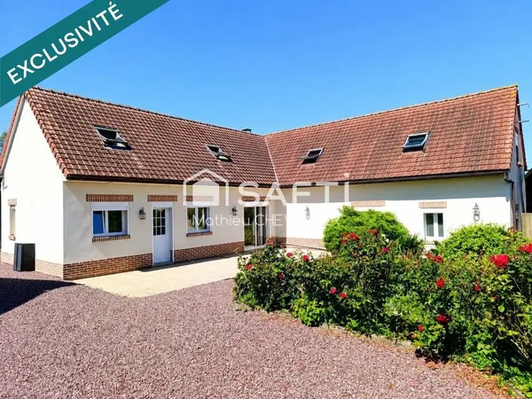 Maison 158m² de 2006, parcelle 2755m², hangar 100m²