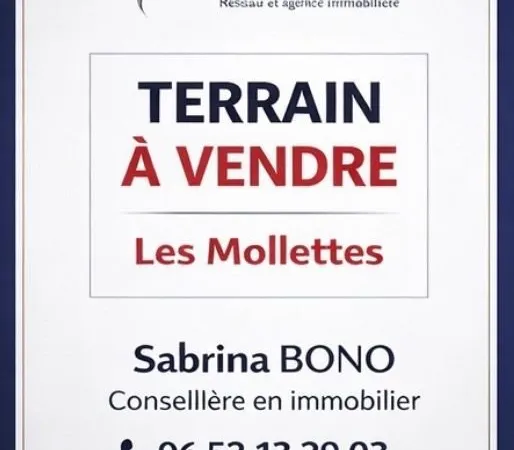 Terrain à bâtir Vente Les Mollettes   116500€