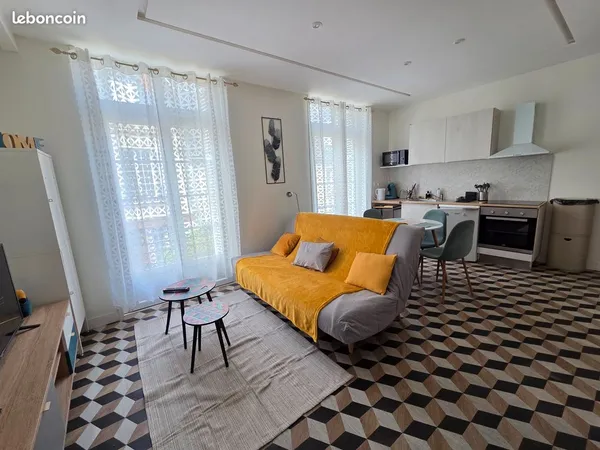 T2 meublé de 31 m² - Quartier Paul Bert - Proche centre-ville de Tours