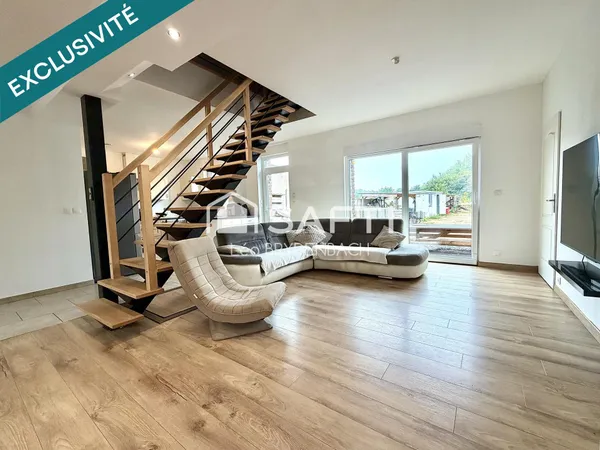 Maison semi-individuelle 150 m2 - 4ch - 2600m2 - Hergnies