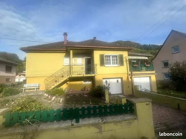 Maison plain pied, jardin, garages, véranda