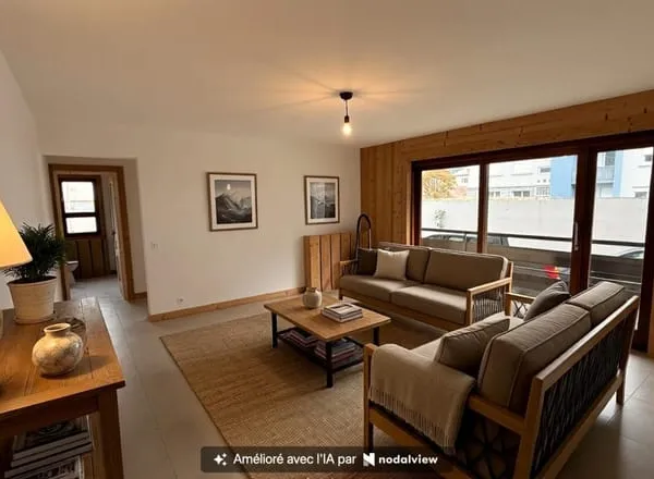 LE FAYET SAINT-GERVAIS-LES-BAINS APPARTEMENT T2 RÉNOVÉ DE 57 M² AVEC BALCON DE 15 M² CAVE ET STATION