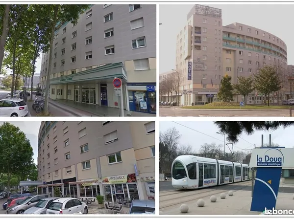 Studio étidiant Lyon Villeurbanne appartement meublé Doua