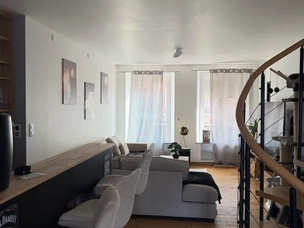 Appartement-centre ville-meublé