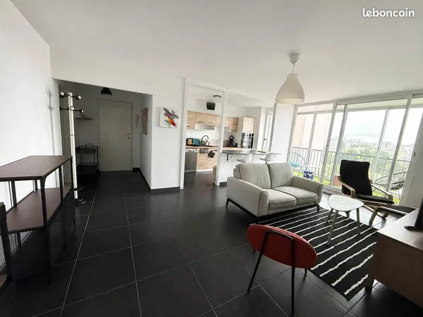 4 chambres meublées à louer dans une colocation entièrement rénovée - Brest