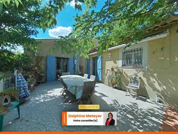 🏡 Maison à vendre en vente à terme libre - Maison plain-pied avec piscine sur terrain arboré de 1200