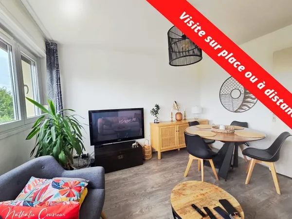 Appartement T3 vendu loué - garage et jardin