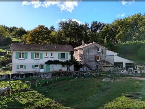 MAISON RÉNOVÉE 80 M2, SECONDE BÂTISSE EN PIERRE 93 M2 ET PRÈ