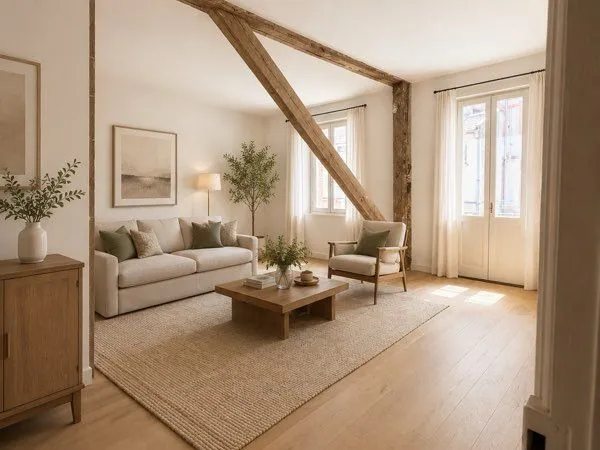 T2 de 35,88m2 à rénover avec balcon quartier Chalets