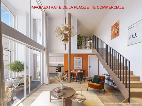 Duplex/triplex 2 pièces 70 m²